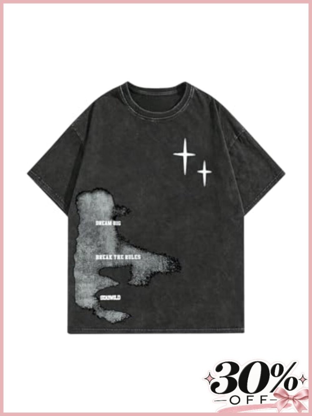 Men's Y2K Graphic Tee Short Sleeve Crew Neck Grunge Streetwear T-Shirt